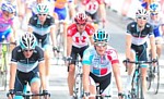 Frank et Andy Schleck pendant la troisi�me �tape du Tour de France 2011